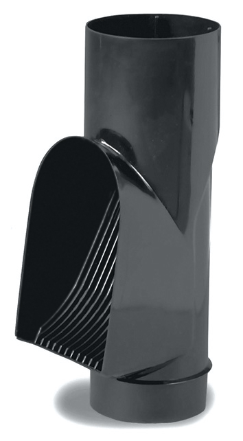 SIBA Laubsieb aus PVC anthrazit RAL 7021 100mm